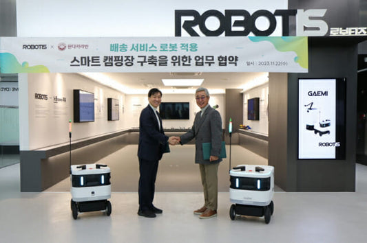 Autonomous robots deliver at campsites
