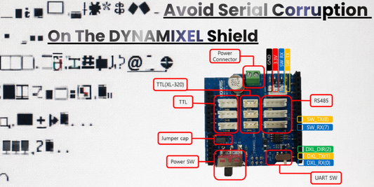 Using Serial Monitor via DYNAMIXEL Shield