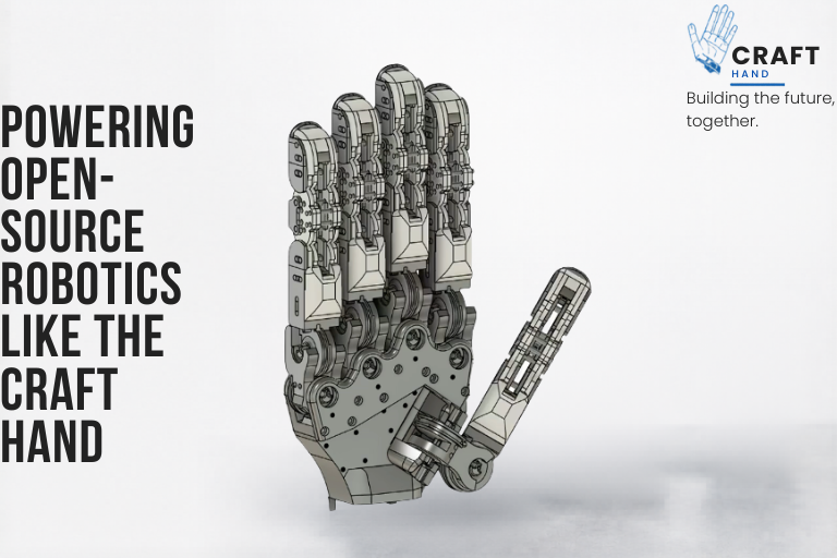 Powering Open-Source Robotics like the CRAFT Hand