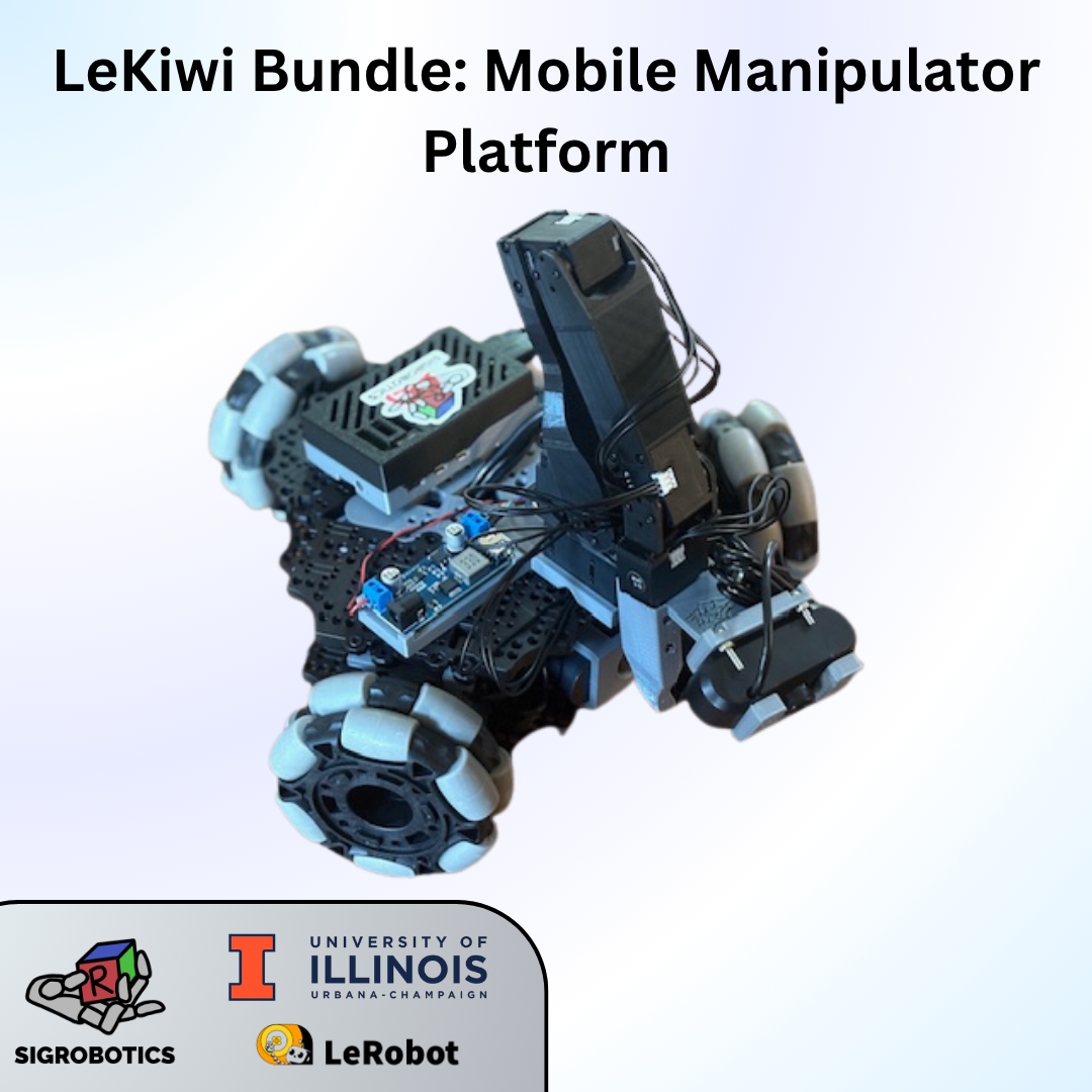 LeKiwi Bundle - Low-Cost Mobile Manpulator	